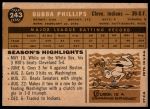 1960 Topps #243 Bubba Phillips<br />B60T 14 1347<br /><a class='button AddToCart' data-ajax='true' data-ajax-mode='replace' data-ajax-update='#cart-info' href='/AddToCart?itemId=7054406&quantity=1&type=0'>Add To Cart</a>