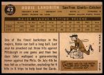 1960 Topps #42 Hobie Landrith<br />B60T 14 1390<br /><a class='button AddToCart' data-ajax='true' data-ajax-mode='replace' data-ajax-update='#cart-info' href='/AddToCart?itemId=7054450&quantity=1&type=0'>Add To Cart</a>