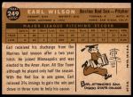 1960 Topps #249 Earl Wilson<br />B60T 14 1542<br /><a class='button AddToCart' data-ajax='true' data-ajax-mode='replace' data-ajax-update='#cart-info' href='/AddToCart?itemId=7054604&quantity=1&type=0'>Add To Cart</a>