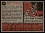 1962 Topps #65 Bobby Richardson<br />B62T 12 5432<br /><a class='button AddToCart' data-ajax='true' data-ajax-mode='replace' data-ajax-update='#cart-info' href='/AddToCart?itemId=7054816&quantity=1&type=0'>Add To Cart</a>