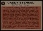 1962 Topps #29 Casey Stengel<br />B62T 12 5474<br /><a class='button AddToCart' data-ajax='true' data-ajax-mode='replace' data-ajax-update='#cart-info' href='/AddToCart?itemId=7054859&quantity=1&type=0'>Add To Cart</a>