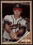 1962 Topps #30 Eddie Mathews<br />B62T 12 5494<br /><a class='button AddToCart' data-ajax='true' data-ajax-mode='replace' data-ajax-update='#cart-info' href='/AddToCart?itemId=7054879&quantity=1&type=0'>Add To Cart</a>