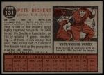 1962 Topps #131 NRM Pete Richert<br />B62T 12 5526<br /><a class='button AddToCart' data-ajax='true' data-ajax-mode='replace' data-ajax-update='#cart-info' href='/AddToCart?itemId=7054912&quantity=1&type=0'>Add To Cart</a>