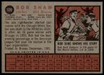 1962 Topps #109 Bob Shaw<br />B62T 12 5600<br /><a class='button AddToCart' data-ajax='true' data-ajax-mode='replace' data-ajax-update='#cart-info' href='/AddToCart?itemId=7054986&quantity=1&type=0'>Add To Cart</a>