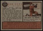 1962 Topps #169 NRM Bob Cerv<br />B62T 12 5673<br /><a class='button AddToCart' data-ajax='true' data-ajax-mode='replace' data-ajax-update='#cart-info' href='/AddToCart?itemId=7055062&quantity=1&type=0'>Add To Cart</a>
