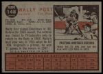 1962 Topps #148 NRM Wally Post<br />B62T 12 5692<br /><a class='button AddToCart' data-ajax='true' data-ajax-mode='replace' data-ajax-update='#cart-info' href='/AddToCart?itemId=7055082&quantity=1&type=0'>Add To Cart</a>