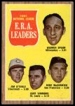 #56 NL ERA Leaders Warren Spahn / Jim O'Toole / Curt Simmons / Mike McCormick 