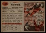 1957 Topps #128 Lenny Moore<br />ST01 06 8188<br /><a class='button AddToCart' data-ajax='true' data-ajax-mode='replace' data-ajax-update='#cart-info' href='/AddToCart?itemId=7055239&quantity=1&type=0'>Add To Cart</a>