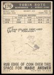 1959 Topps #170 Tobin Rote<br />F59T 06 1301<br /><a class='button AddToCart' data-ajax='true' data-ajax-mode='replace' data-ajax-update='#cart-info' href='/AddToCart?itemId=7055554&quantity=1&type=0'>Add To Cart</a>