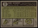1961 Topps #31 Bob Schmidt<br />B61T 15 0565<br /><a class='button AddToCart' data-ajax='true' data-ajax-mode='replace' data-ajax-update='#cart-info' href='/AddToCart?itemId=7055664&quantity=1&type=0'>Add To Cart</a>
