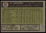 1961 Topps #82 Joe Christopher<br />B61T 15 0586<br /><a class='button AddToCart' data-ajax='true' data-ajax-mode='replace' data-ajax-update='#cart-info' href='/AddToCart?itemId=7055686&quantity=1&type=0'>Add To Cart</a>