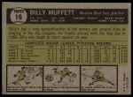1961 Topps #16 Billy Muffett<br />B61T 15 0594<br /><a class='button AddToCart' data-ajax='true' data-ajax-mode='replace' data-ajax-update='#cart-info' href='/AddToCart?itemId=7055694&quantity=1&type=0'>Add To Cart</a>