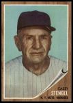 1962 Topps #29 Casey Stengel<br />B62T 12 5828<br /><a class='button AddToCart' data-ajax='true' data-ajax-mode='replace' data-ajax-update='#cart-info' href='/AddToCart?itemId=7055788&quantity=1&type=0'>Add To Cart</a>