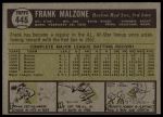 1961 Topps #445 Frank Malzone<br />B61T 15 0709<br /><a class='button AddToCart' data-ajax='true' data-ajax-mode='replace' data-ajax-update='#cart-info' href='/AddToCart?itemId=7055866&quantity=1&type=0'>Add To Cart</a>