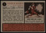 1962 Topps #1 Roger Maris<br />B62T 12 5867<br /><a class='button AddToCart' data-ajax='true' data-ajax-mode='replace' data-ajax-update='#cart-info' href='/AddToCart?itemId=7055869&quantity=1&type=0'>Add To Cart</a>