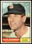 1961 Topps #64 Alex Grammas<br />B61T 15 0789<br /><a class='button AddToCart' data-ajax='true' data-ajax-mode='replace' data-ajax-update='#cart-info' href='/AddToCart?itemId=7055971&quantity=1&type=0'>Add To Cart</a>