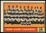 1961 Topps #228  Yankees Team<br />B61T 15 0811<br /><a class='button AddToCart' data-ajax='true' data-ajax-mode='replace' data-ajax-update='#cart-info' href='/AddToCart?itemId=7055995&quantity=1&type=0'>Add To Cart</a>