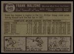 1961 Topps #445 Frank Malzone<br />B61T 15 0895<br /><a class='button AddToCart' data-ajax='true' data-ajax-mode='replace' data-ajax-update='#cart-info' href='/AddToCart?itemId=7056082&quantity=1&type=0'>Add To Cart</a>