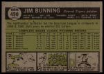 1961 Topps #490 Jim Bunning<br />B61T 15 0922<br /><a class='button AddToCart' data-ajax='true' data-ajax-mode='replace' data-ajax-update='#cart-info' href='/AddToCart?itemId=7056109&quantity=1&type=0'>Add To Cart</a>