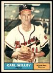 1961 Topps #105 Carl Willey<br />B61T 15 0952<br /><a class='button AddToCart' data-ajax='true' data-ajax-mode='replace' data-ajax-update='#cart-info' href='/AddToCart?itemId=7056141&quantity=1&type=0'>Add To Cart</a>