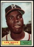 1961 Topps #84 Lee Maye<br />B61T 15 0986<br /><a class='button AddToCart' data-ajax='true' data-ajax-mode='replace' data-ajax-update='#cart-info' href='/AddToCart?itemId=7056175&quantity=1&type=0'>Add To Cart</a>