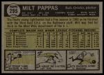 1961 Topps #295 Milt Pappas<br />B61T 15 1100<br /><a class='button AddToCart' data-ajax='true' data-ajax-mode='replace' data-ajax-update='#cart-info' href='/AddToCart?itemId=7056294&quantity=1&type=0'>Add To Cart</a>