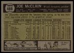 1961 Topps #488 Joe McClain<br />B61T 15 1105<br /><a class='button AddToCart' data-ajax='true' data-ajax-mode='replace' data-ajax-update='#cart-info' href='/AddToCart?itemId=7056299&quantity=1&type=0'>Add To Cart</a>