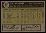 1961 Topps #82 Joe Christopher<br />B61T 15 1151<br /><a class='button AddToCart' data-ajax='true' data-ajax-mode='replace' data-ajax-update='#cart-info' href='/AddToCart?itemId=7056348&quantity=1&type=0'>Add To Cart</a>