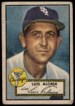 1952 Topps #308 Luis Aloma<br />B52T 02 2672<br /><a class='button AddToCart' data-ajax='true' data-ajax-mode='replace' data-ajax-update='#cart-info' href='/AddToCart?itemId=7056522&quantity=1&type=0'>Add To Cart</a>