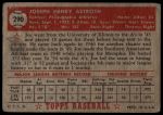 1952 Topps #290 Joe Astroth<br />B52T 02 2677<br /><a class='button AddToCart' data-ajax='true' data-ajax-mode='replace' data-ajax-update='#cart-info' href='/AddToCart?itemId=7056534&quantity=1&type=0'>Add To Cart</a>