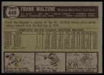 1961 Topps #445 Frank Malzone<br />B61T 15 0501<br /><a class='button AddToCart' data-ajax='true' data-ajax-mode='replace' data-ajax-update='#cart-info' href='/AddToCart?itemId=7056625&quantity=1&type=0'>Add To Cart</a>
