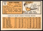 1963 Topps #163 Don Larsen<br />B63T 10 9483<br /><a class='button AddToCart' data-ajax='true' data-ajax-mode='replace' data-ajax-update='#cart-info' href='/AddToCart?itemId=7056687&quantity=1&type=0'>Add To Cart</a>