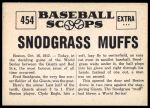 1961 Nu-Card Scoops #454  -   Fred Snodgrass  Muffs a Fly Ball<br />B61N 01 9804<br /><a class='button AddToCart' data-ajax='true' data-ajax-mode='replace' data-ajax-update='#cart-info' href='/AddToCart?itemId=7056783&quantity=1&type=0'>Add To Cart</a>