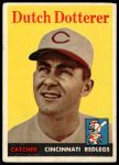1958 Topps #396 Dutch Dotterer<br />B58T 10 7043<br /><a class='button AddToCart' data-ajax='true' data-ajax-mode='replace' data-ajax-update='#cart-info' href='/AddToCart?itemId=7057037&quantity=1&type=0'>Add To Cart</a>