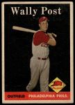 1958 Topps #387 Wally Post<br />B58T 10 7053<br /><a class='button AddToCart' data-ajax='true' data-ajax-mode='replace' data-ajax-update='#cart-info' href='/AddToCart?itemId=7057047&quantity=1&type=0'>Add To Cart</a>
