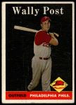 1958 Topps #387 Wally Post<br />B58T 10 7079<br /><a class='button AddToCart' data-ajax='true' data-ajax-mode='replace' data-ajax-update='#cart-info' href='/AddToCart?itemId=7057074&quantity=1&type=0'>Add To Cart</a>