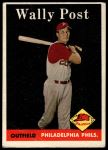 1958 Topps #387 Wally Post<br />B58T 10 7085<br /><a class='button AddToCart' data-ajax='true' data-ajax-mode='replace' data-ajax-update='#cart-info' href='/AddToCart?itemId=7057081&quantity=1&type=0'>Add To Cart</a>