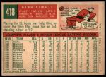 1959 Topps #418 Gino Cimoli<br />B59T 14 9962<br /><a class='button AddToCart' data-ajax='true' data-ajax-mode='replace' data-ajax-update='#cart-info' href='/AddToCart?itemId=7057337&quantity=1&type=0'>Add To Cart</a>