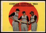 1959 Topps #543  -  Roberto Clemente / Bill Virdon / Bob Skinner Corsair Outfield Trio<br />B59T 15 0026<br /><a class='button AddToCart' data-ajax='true' data-ajax-mode='replace' data-ajax-update='#cart-info' href='/AddToCart?itemId=7057402&quantity=1&type=0'>Add To Cart</a>