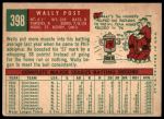 1959 Topps #398 Wally Post<br />B59T 15 0057<br /><a class='button AddToCart' data-ajax='true' data-ajax-mode='replace' data-ajax-update='#cart-info' href='/AddToCart?itemId=7057433&quantity=1&type=0'>Add To Cart</a>
