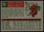 1959 Topps #297 Jackie Brandt<br />B59T 15 0135<br /><a class='button AddToCart' data-ajax='true' data-ajax-mode='replace' data-ajax-update='#cart-info' href='/AddToCart?itemId=7057511&quantity=1&type=0'>Add To Cart</a>