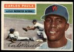 1956 Topps #4 Carlos Paula<br />B56T 05 9244<br /><a class='button AddToCart' data-ajax='true' data-ajax-mode='replace' data-ajax-update='#cart-info' href='/AddToCart?itemId=7057931&quantity=1&type=0'>Add To Cart</a>