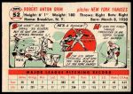 1956 Topps #52 Bob Grim<br />B56T 05 9246<br /><a class='button AddToCart' data-ajax='true' data-ajax-mode='replace' data-ajax-update='#cart-info' href='/AddToCart?itemId=7057933&quantity=1&type=0'>Add To Cart</a>