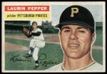 1956 Topps #108 WHT Laurin Pepper<br />B56T 05 9426<br /><a class='button AddToCart' data-ajax='true' data-ajax-mode='replace' data-ajax-update='#cart-info' href='/AddToCart?itemId=7058114&quantity=1&type=0'>Add To Cart</a>