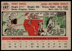 1956 Topps #167 WHT Harry Dorish<br />B56T 05 9434<br /><a class='button AddToCart' data-ajax='true' data-ajax-mode='replace' data-ajax-update='#cart-info' href='/AddToCart?itemId=7058123&quantity=1&type=0'>Add To Cart</a>