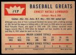 1960 Fleer #17 Ernie Lombardi<br />B60F 03 6010<br /><a class='button AddToCart' data-ajax='true' data-ajax-mode='replace' data-ajax-update='#cart-info' href='/AddToCart?itemId=7058169&quantity=1&type=0'>Add To Cart</a>