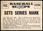 1961 Nu-Card Scoops #415  -  Bobby Richardson Sets Series Mark<br />B61N 01 9811<br /><a class='button AddToCart' data-ajax='true' data-ajax-mode='replace' data-ajax-update='#cart-info' href='/AddToCart?itemId=7058219&quantity=1&type=0'>Add To Cart</a>