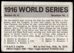1971 Fleer World Series #14  1916 Red Sox / Dodgers<br />B71F 03 2908<br /><a class='button AddToCart' data-ajax='true' data-ajax-mode='replace' data-ajax-update='#cart-info' href='/AddToCart?itemId=7058222&quantity=1&type=0'>Add To Cart</a>