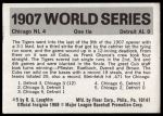 1971 Fleer World Series #5  1907 Cubs / Tigers<br />B71F 03 2924<br /><a class='button AddToCart' data-ajax='true' data-ajax-mode='replace' data-ajax-update='#cart-info' href='/AddToCart?itemId=7058239&quantity=1&type=0'>Add To Cart</a>
