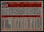 1957 Topps #101 Chuck Stobbs<br />B57T 09 8049<br /><a class='button AddToCart' data-ajax='true' data-ajax-mode='replace' data-ajax-update='#cart-info' href='/AddToCart?itemId=7058428&quantity=1&type=0'>Add To Cart</a>